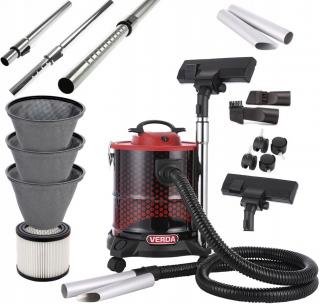 Aspirator cenusa semineu 1650W 20L si 3 filtre de material SN184