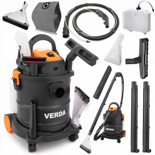 Aspirator umed uscat profesional de spalat tapiterii mochete si covoare 1600 W  SN197