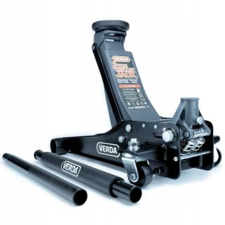 Cric auto hidraulic piston dublu profil redus 3.0T durabil si solid doua tampoane de cauciuc incluse,  SN3023