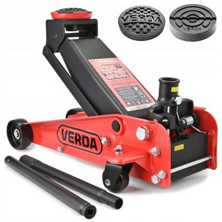 Cric auto hidraulic profil redus de 130 mm   3.0T cu 4 roti SN3027