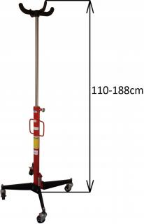 Cric cutie viteza si motor cu roti pivotante 500 kg, 190cm inaltime