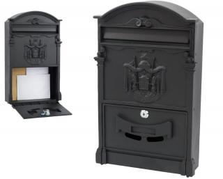 Cutie postala scrisori Negru SN3663-2
