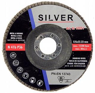 Disc lamelar slefuit 125mm granulatie P36