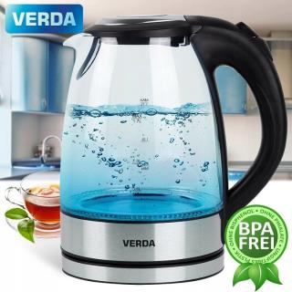 Fierbator ceainic electric din sticla fara fir perfect pentru cafea, ceai si mancare instant! 1,7 L  2200W  SN0617L