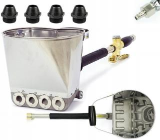 Pistol pneumatic  de tencuit profesional 4 duze metalice cu filet SN0309