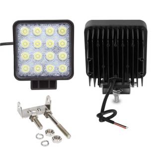 Proiector LED patrat 48W include brat de prindere,