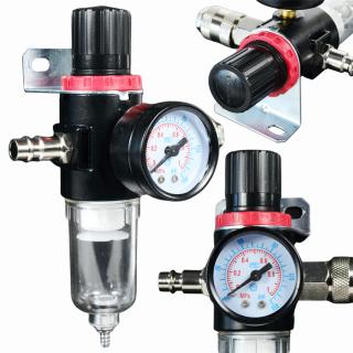 Reductor de presiune filtru de aer separator umiditate pentru compresor cu 2 cuple rapide 1 4