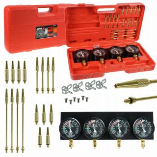 Set-tester pentru sincronizare carburatoratoare, manometre + reductoare BlackTools