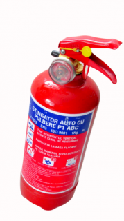 Stingator incendiu auto cu ceas 1 Kg cu pulbere ABC