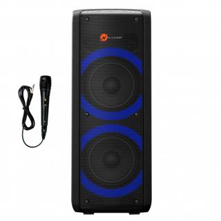 Boxa activa portabila N-Gear Let  s Go Party 72, 450 W, difuzor 2x16cm, USB, MP3, Bluetooth, microfon cu fir