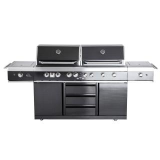 Bucatarie de exterior din inox, gratar pe gaz cu Air System ALL GRILL Top-Line Extrem Light 100960