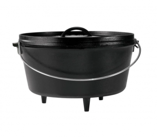 CEAUN DIN FONTA CU CAPAC - CUPTOR OLANDEZ 7,6 L LODGE L-12DCO3