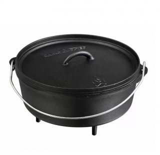 CEAUN DIN FONTA CU CAPAC - CUPTOR OLANDEZ CAMP CHEF 5,6 L CC-SDO12