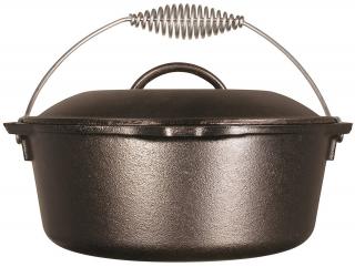 Ceaun din fonta cu capac - cuptor olandez Lodge 25,4 cm 4,7 litri L-8DO3