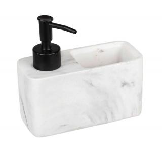 Dispenser pentru sapun lichid cu suport burete integrat Wenko Resa Marble 54668100