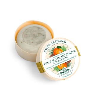 Sapun cu fenicul, mandarine, pin si ulei organic de in, 100 g