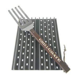 SET 2 GRILE PENTRU GRATAR DE 41,5 x 13 cm SI SPATULA GRILLGRATE WGG16.25K