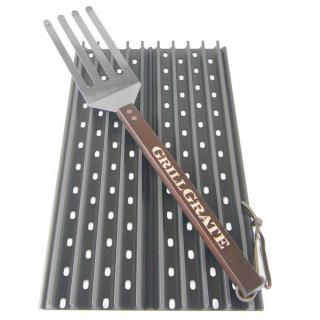 Set 2 grile pentru gratar de 47 x 13 cm si spatula GrillGrate WGG18.5K