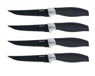 Set 4 cutite de friptura Otis Wenko Black Outdoor Kitchen 55059100