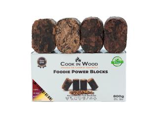 Set 4 foodie power block afumare Cook in Wood 4 x 200 g mix barrel FPB001.01