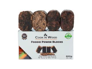 Set 4 foodie power block afumare Cook in Wood 4 x 200 g mix fructal FPB001.03