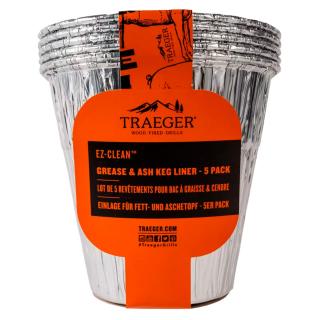 Set 5 protectii de aluminiu EZ-Clean pentru gratare Traeger, BAC572