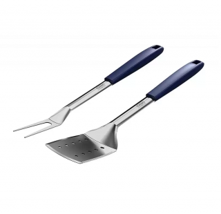 SET SPATULA SI FURCULITA DIN INOX PENTRU GRATAR CADAC 98309V