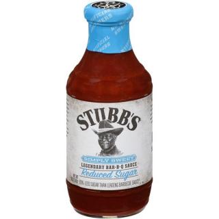 Sos Stubb 039;s Simply Sweet reduced Sugar 450 ml 510 g ST-243