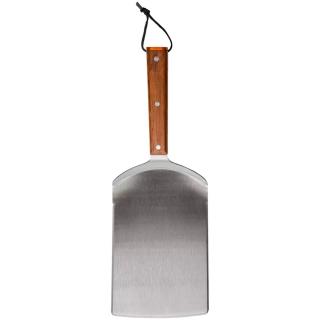 Spatula XXL pentru gratar din otel inoxidabil cu maner de lemn Traeger 15 x 25 cm BAC532