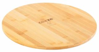 Tocator din bambus pentru pizza Cozze diametru 35 x 1,2 cm 90314