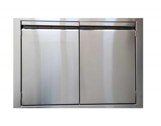 Usa din inox cu cadru built-in 81 x 57 x 4 cm pentru insula si bucatarie exterioara Grandhall Elite 4B A08001005T