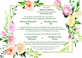 Invitatie nunta C764