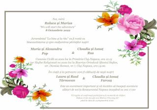 Invitatie nunta C766