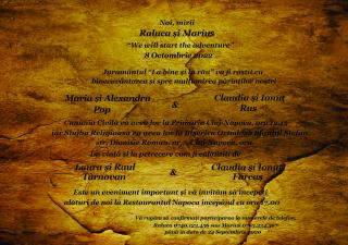 Invitatie nunta C767
