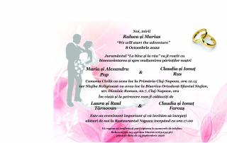 Invitatie nunta C768