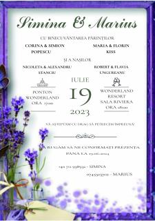 Invitatie nunta C771