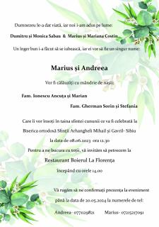 Invitatie nunta C772