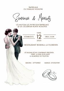 Invitatie nunta C776