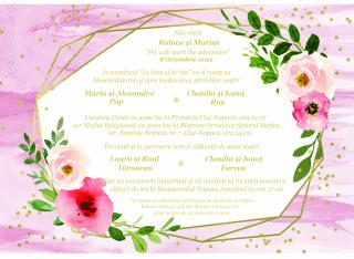 Invitatie nunta Cod C763