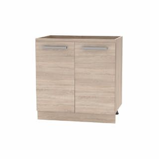 Cabinet inferior 80  2 DV, stejar sonoma, NOVA PLUS NOPL-060-0S