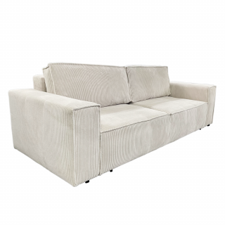 Canapea extensibila, crem, HARPERA BIG SOFA