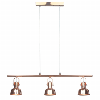 Lampa suspendata in stil retro, metal, roz auriu, AVIER TIP 4