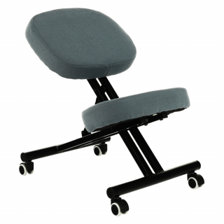 Scaun de ingenunchiere ergonomic, gri deschis   negru, KILIAN