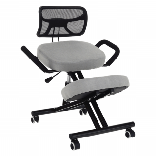 Scaun de ingenunchiere ergonomic, gri-maro Taupe   negru, RUFUS