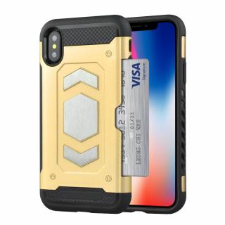 Husa armura auto Iphone Xs Max - Gold