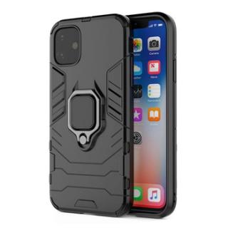 Husa armura inel Iphone 13 Mini , Negru