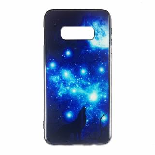 Husa Samsung S10e silicon cu sticla lup