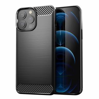 Husa silicon carbon Iphone 13 Pro Max, Negru