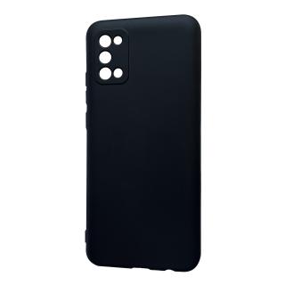 Husa silicon slim mat protectie camera Samsung A02s, Negru