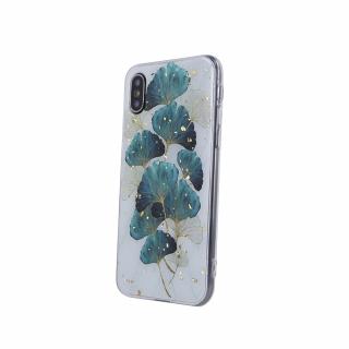 Husa silicon staniol Iphone X Xs, Leaves